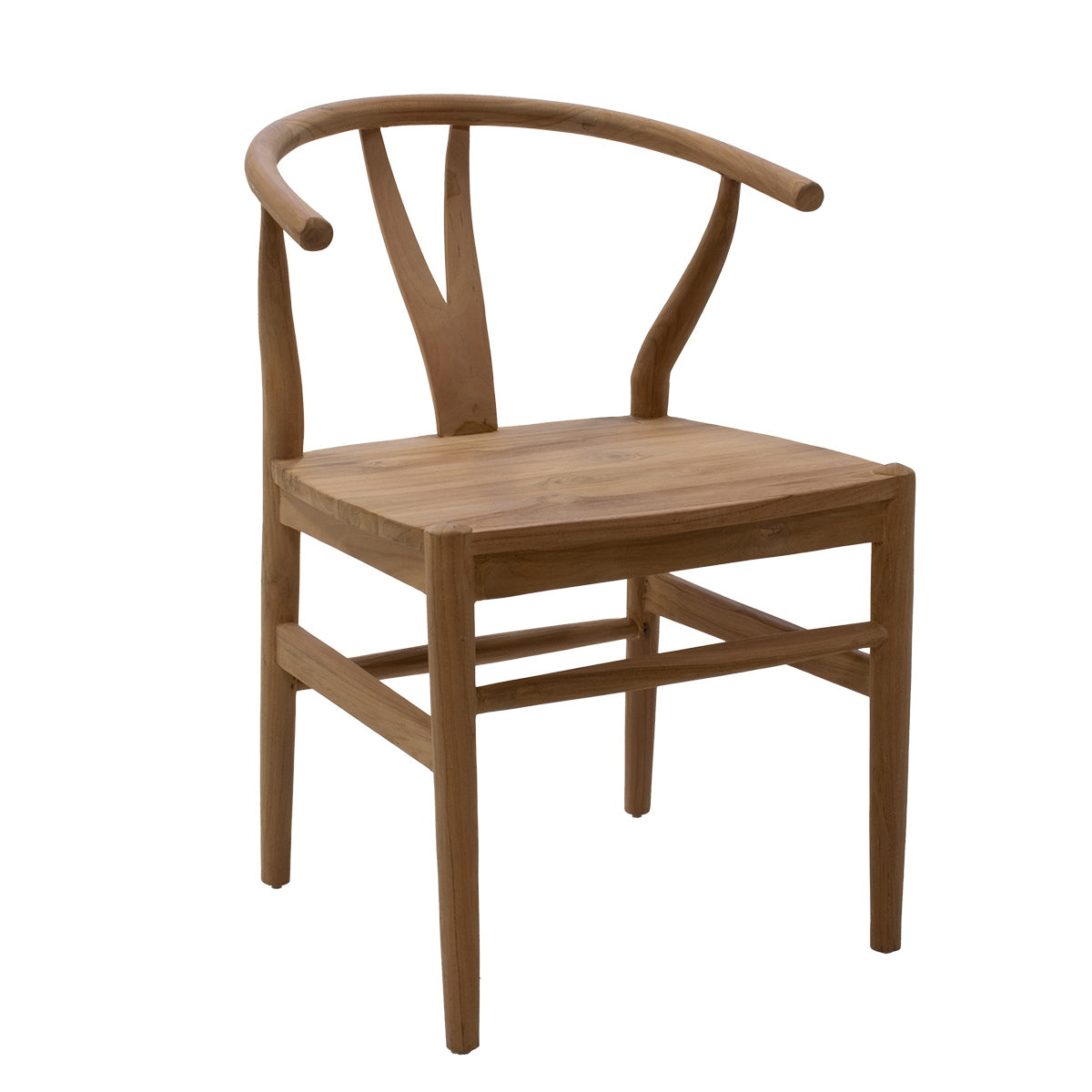 DÉJA Living Eetkamerstoel Skye - Teakhout - Naturel - Set van 2
