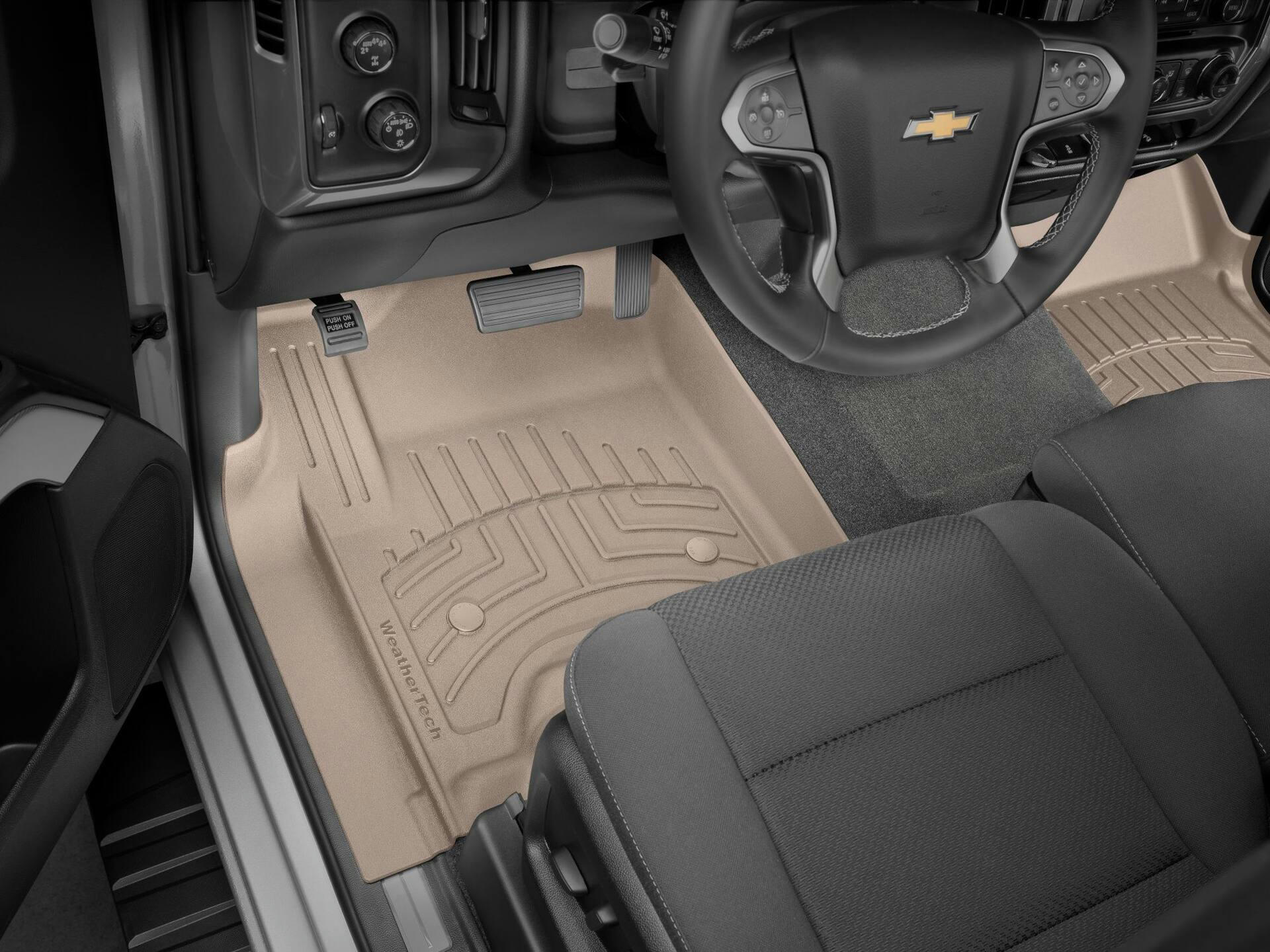 WeatherTech FloorLiner HP for Front Row Seats, Tan