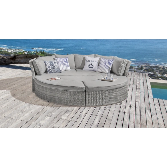Gartenmöbelset »Fiana«, 8 Sitzplätze, Aluminium/Polywood/Polyester, inkl. Auflagen