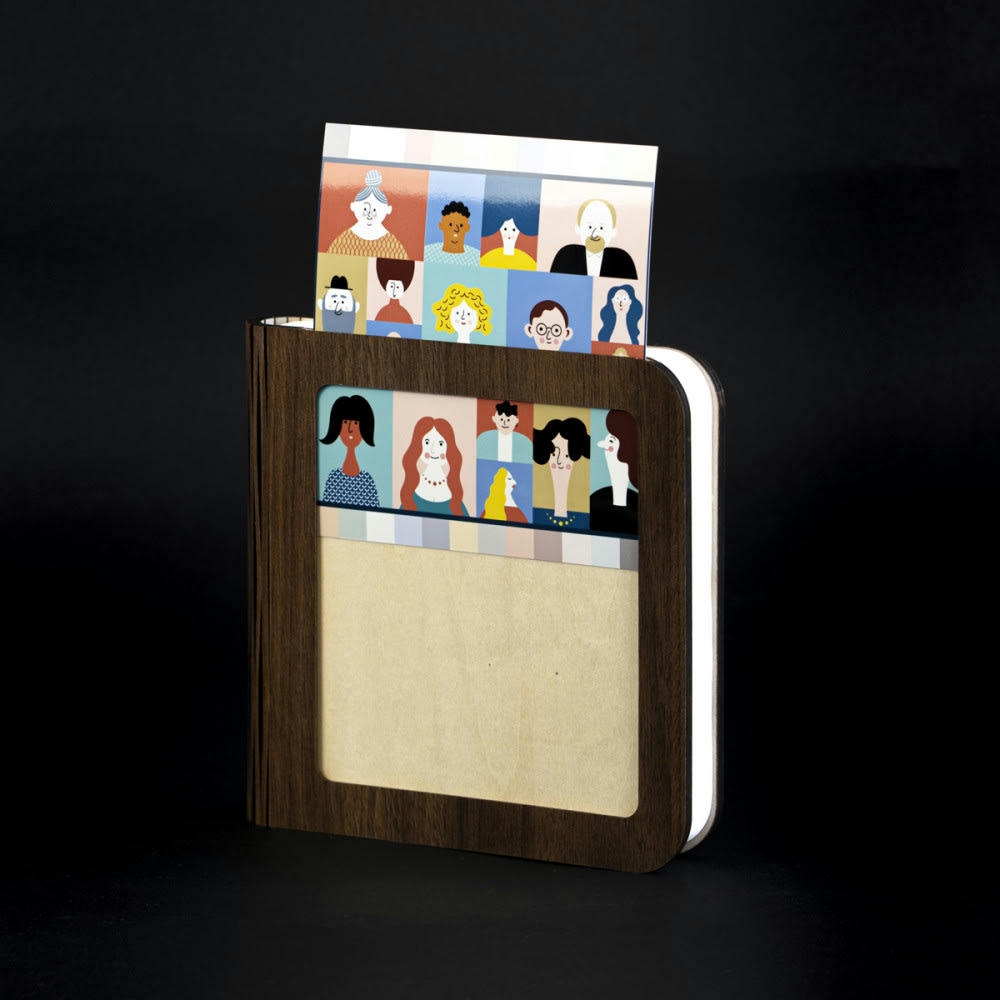 - Lampe livre pic light bois marron