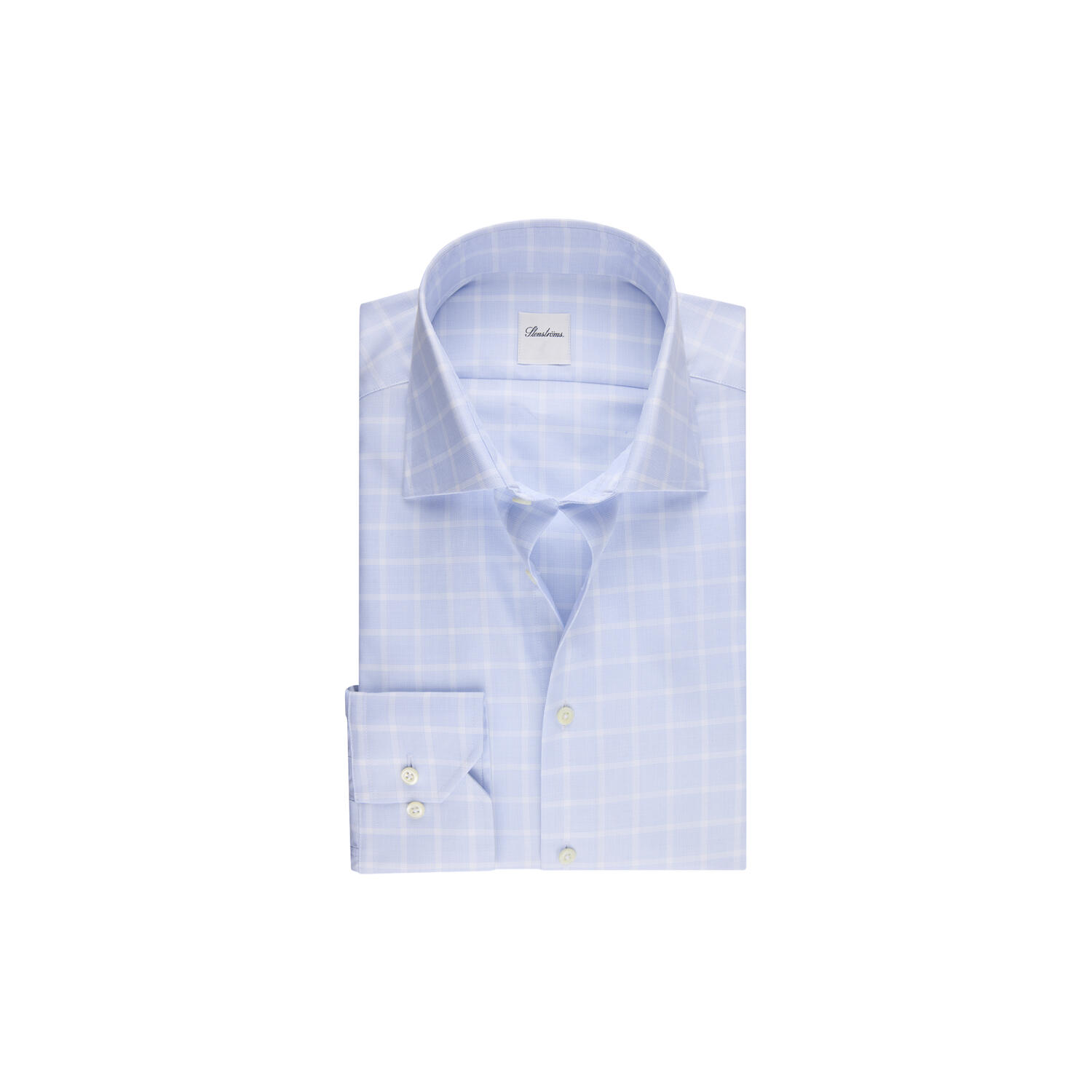 Regular C77 RM cuff, light blue check