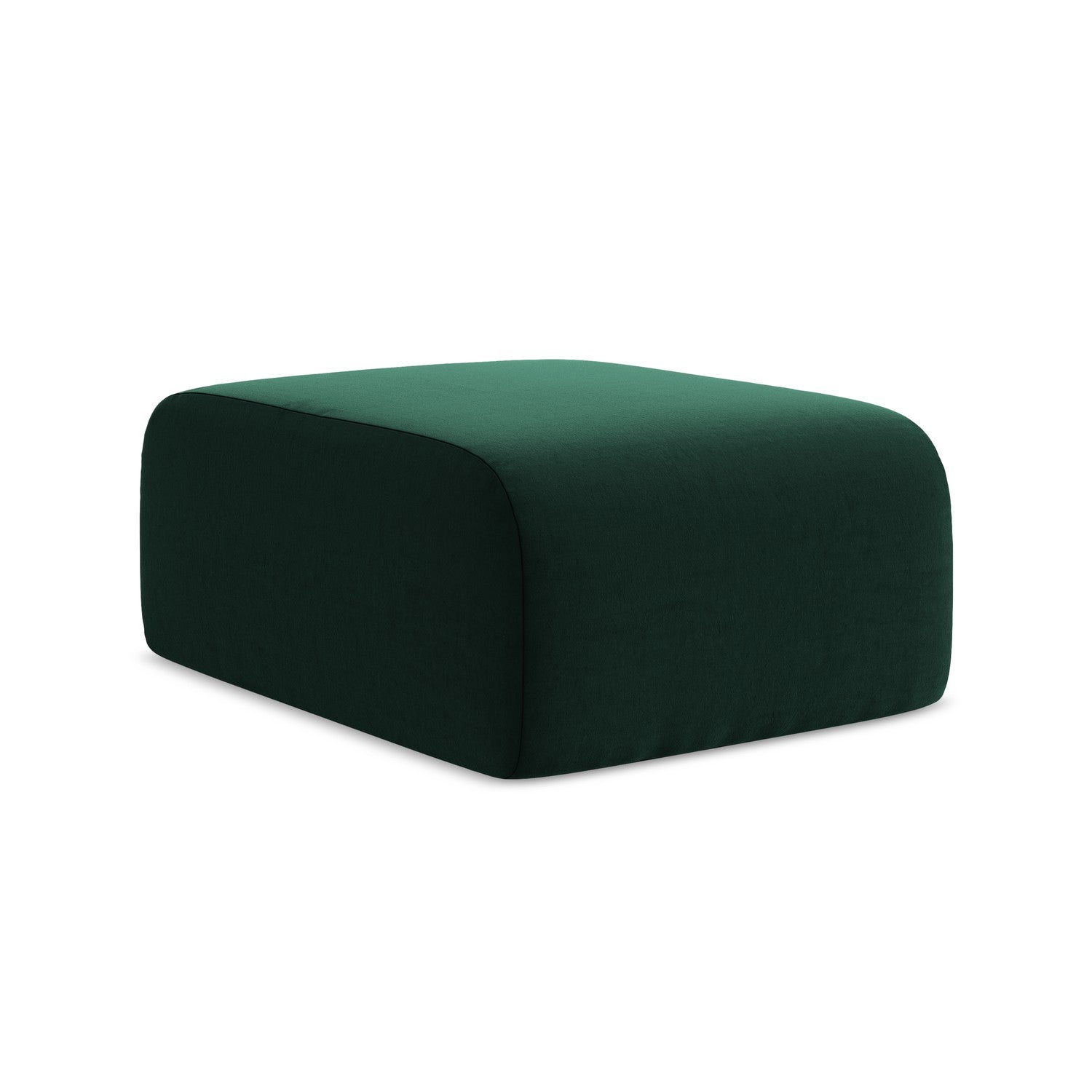 LaMiaSofa Poef Cervo - velours - flessengroen - 72x94x42