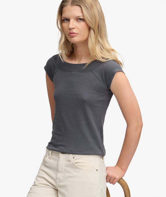 Athletic Essentials Off Shoulder Top