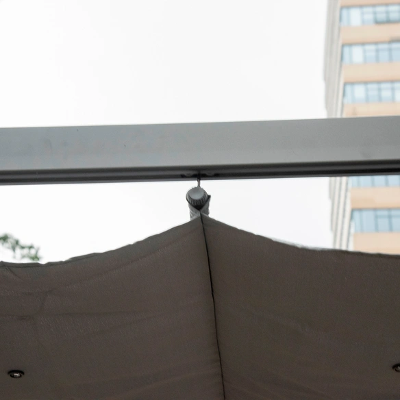Pavillon, BxHxT: 300 x 223 x 300 cm, Polyester/Aluminium