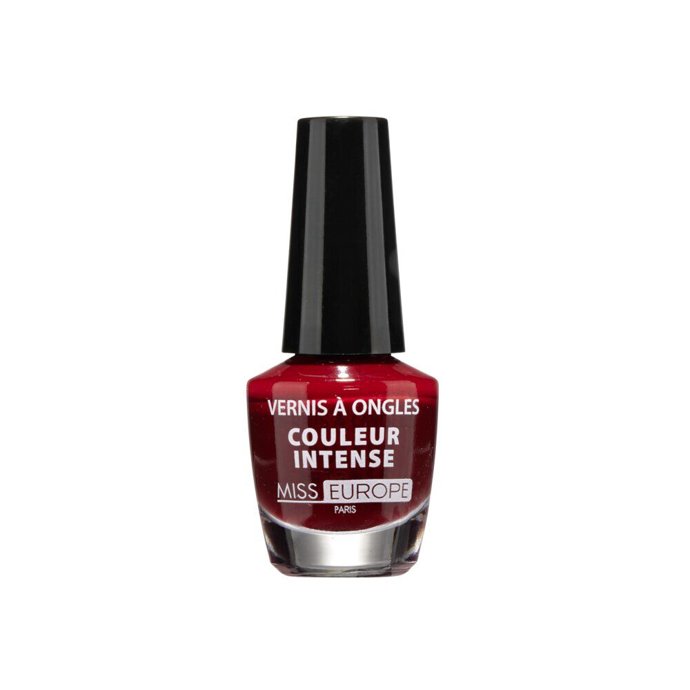Vernis à ongles 3en1 couleur/protection/renforcement N°06 rouge