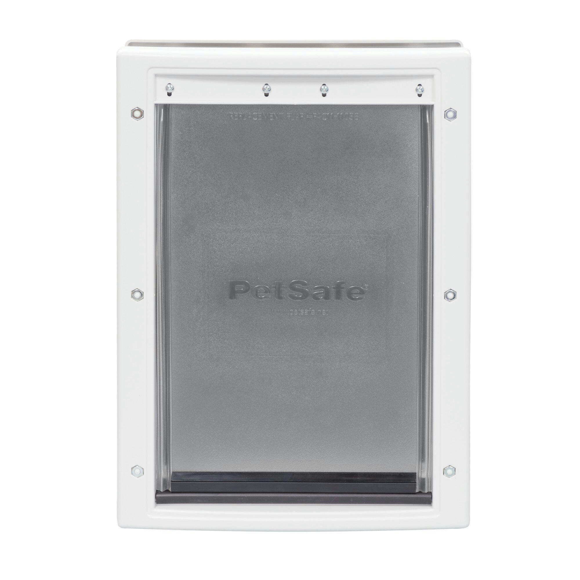 PetSafe Pet Plastic Flap Door, Magnetic Closure, Assorted Sizes, White