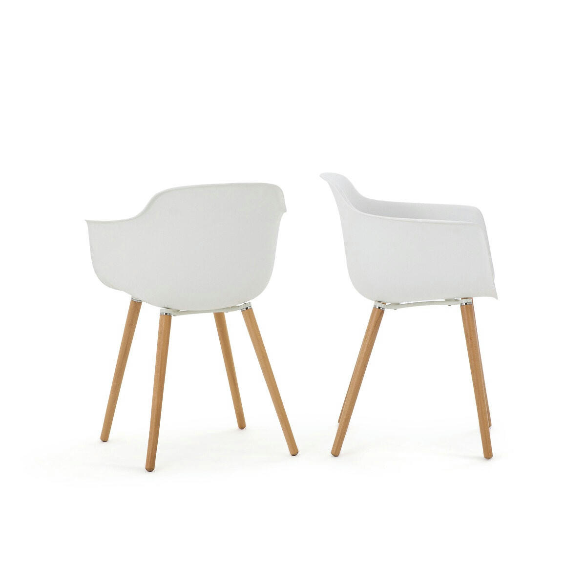 Lot de 2 fauteuils de table, Wapong