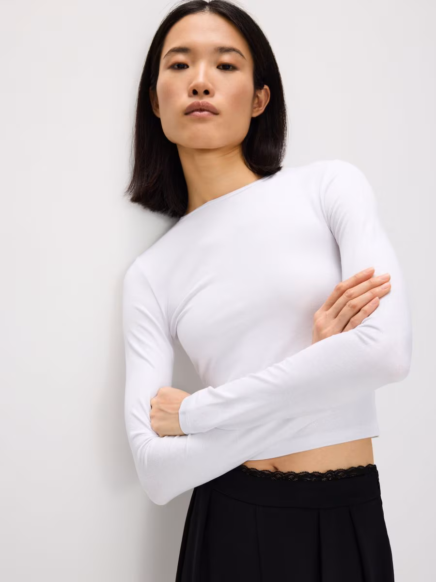 Blouse With A Metallic Thread