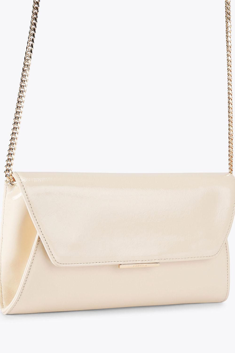 Carvela Spirit Clutch' Patent Bag