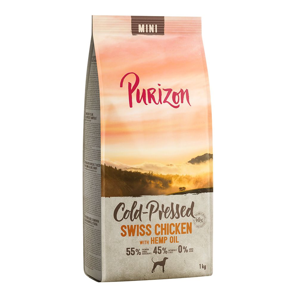 Purizon Cold-Pressed Mini Swiss Chicken with Hemp Oil