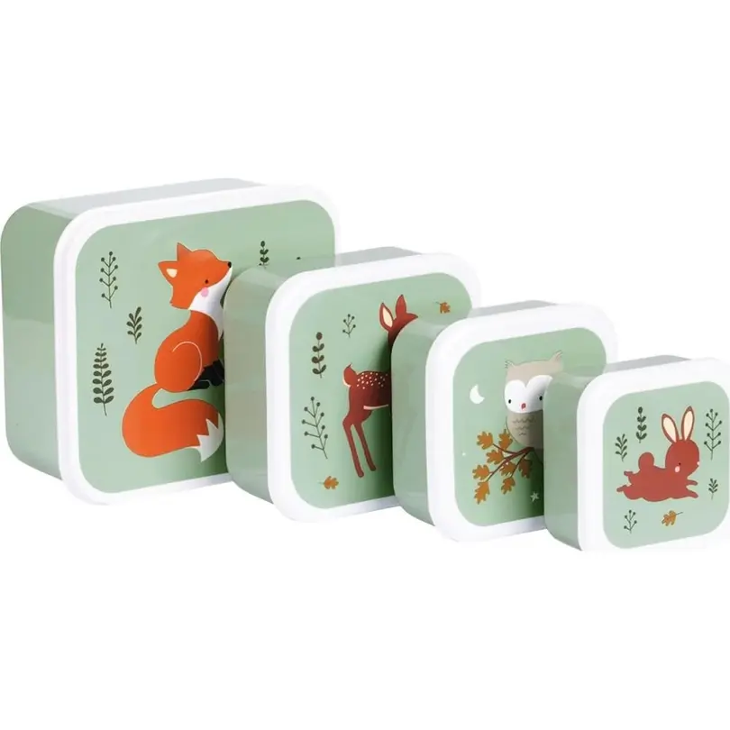 Lunch-Box 4er-Set Forest friends