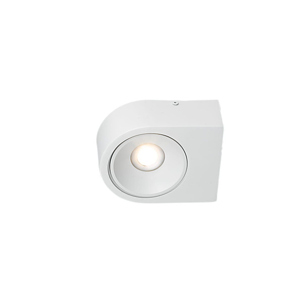 Kinkiet LUCEbiały LED 1x10W 700lm wym:7x21x21cm IP20 Milagro