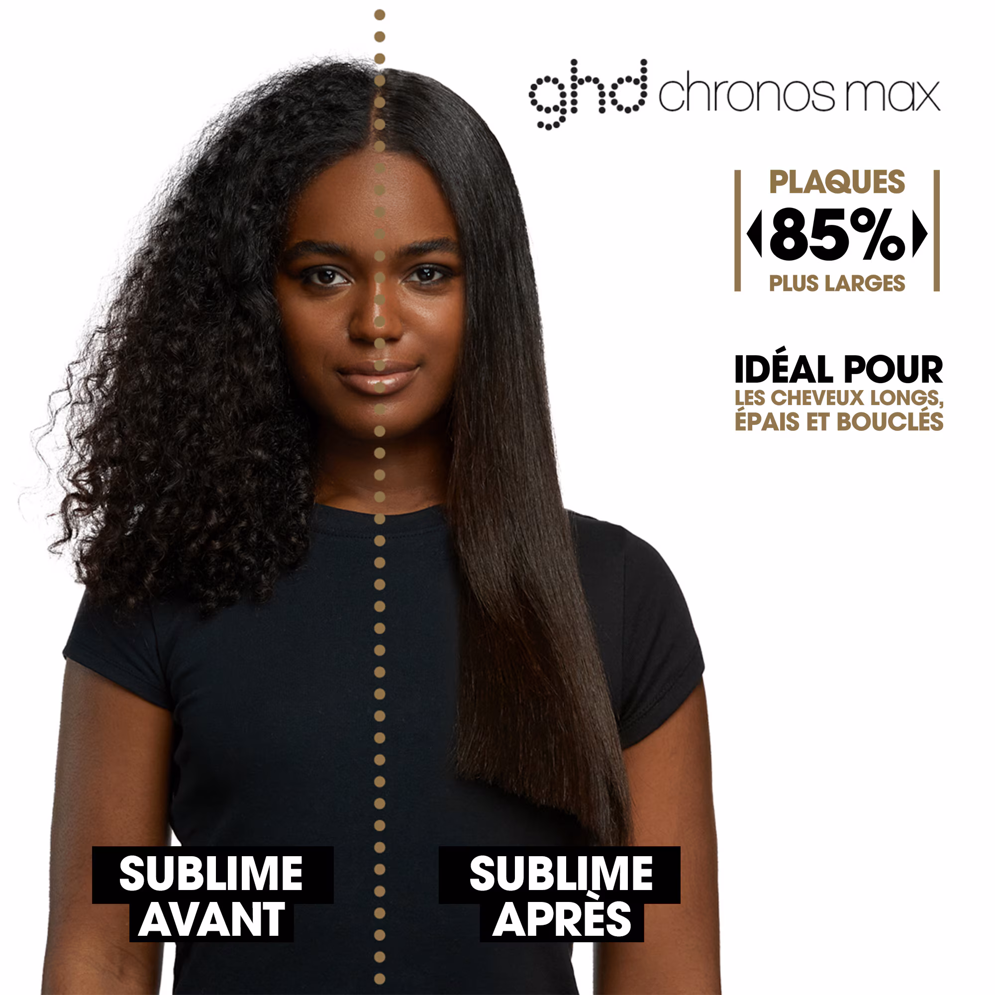 GHD CHRONOS MAXLisseur - noir