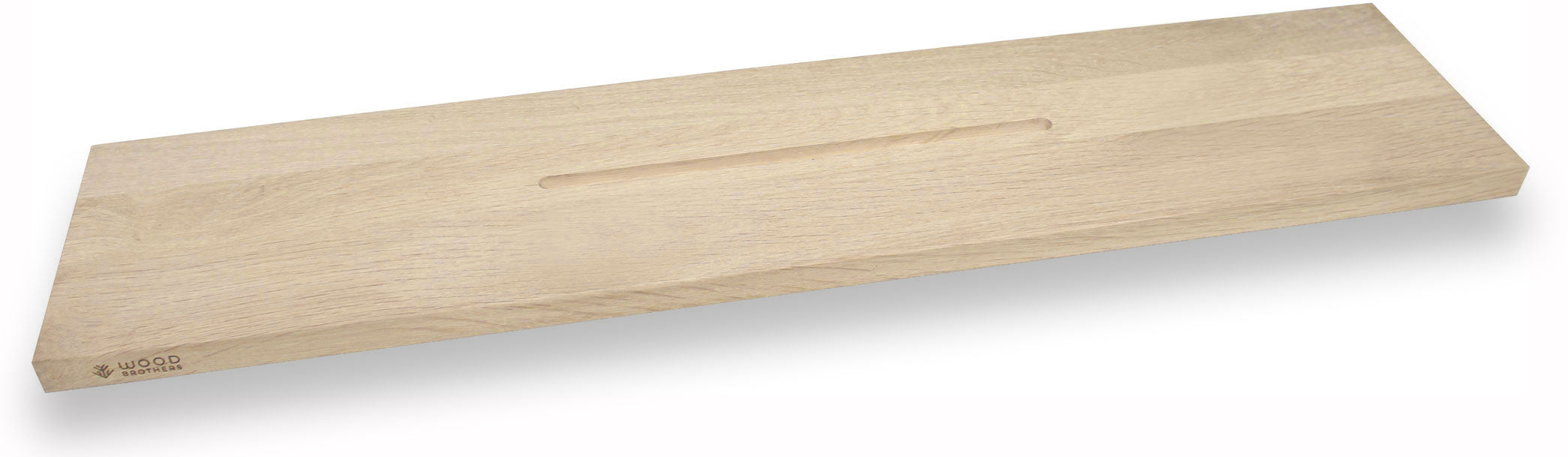Badplank eiken naturel recht 95 x 20 cm - 25 mm