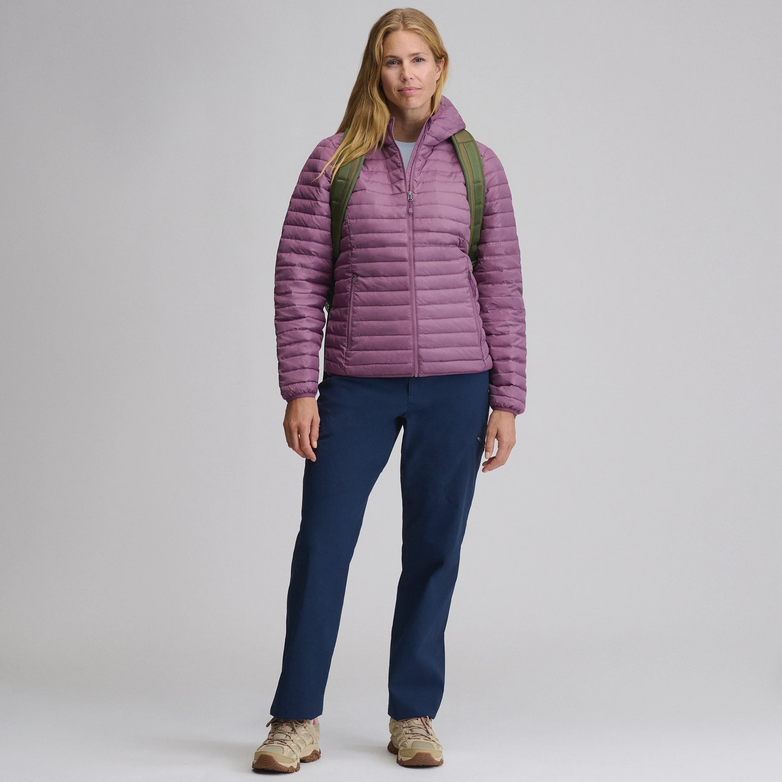 Women's Microlight Hooded Down Jacket