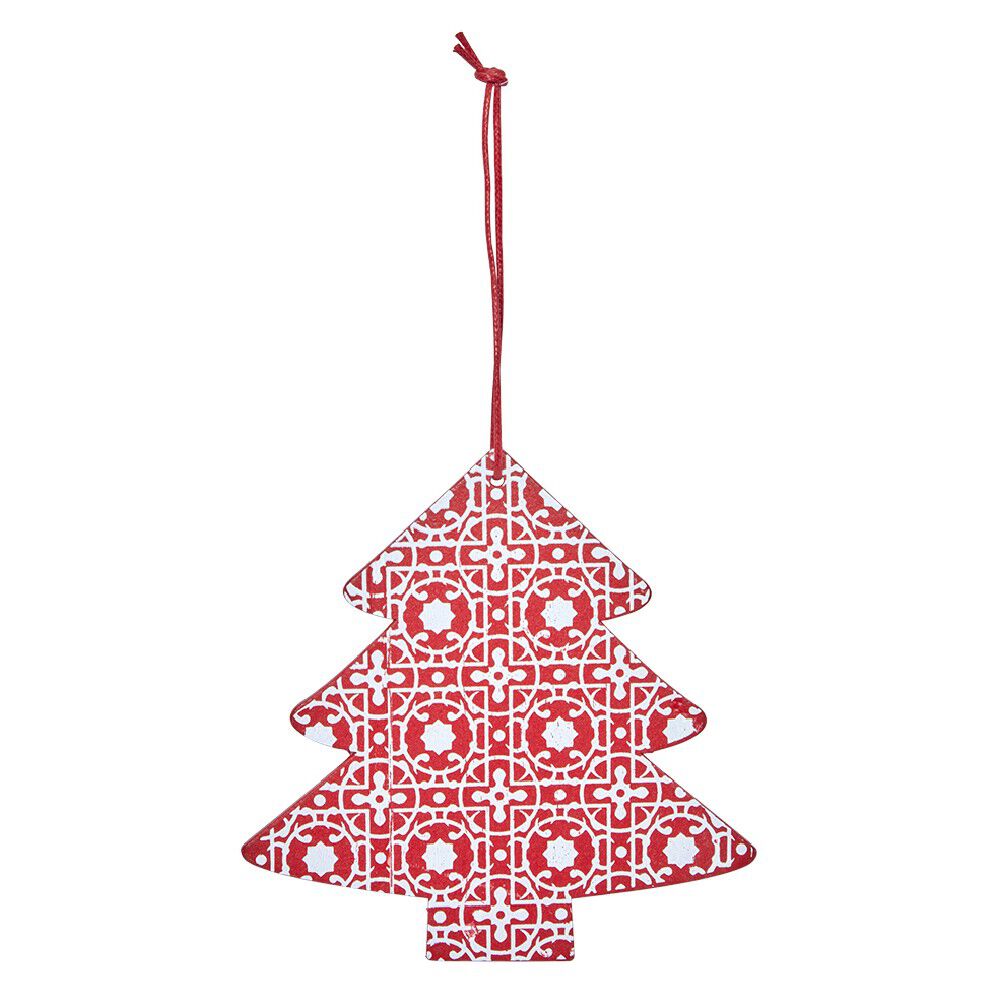 Suspension de No&euml;l forme vintage en bois