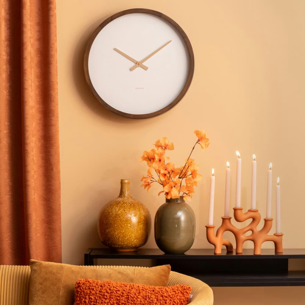 ANCHO - Horloge en bois D32,5cm