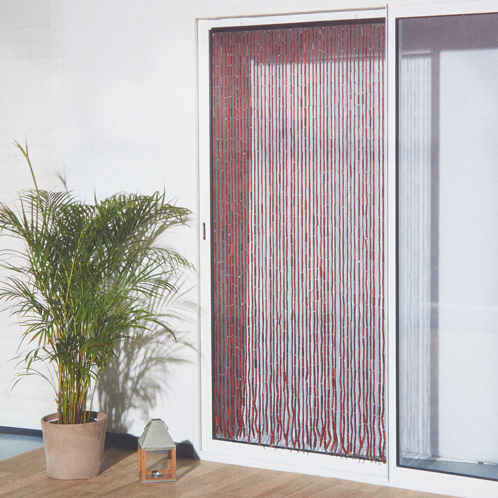 Rideau de porte marron anti mouches