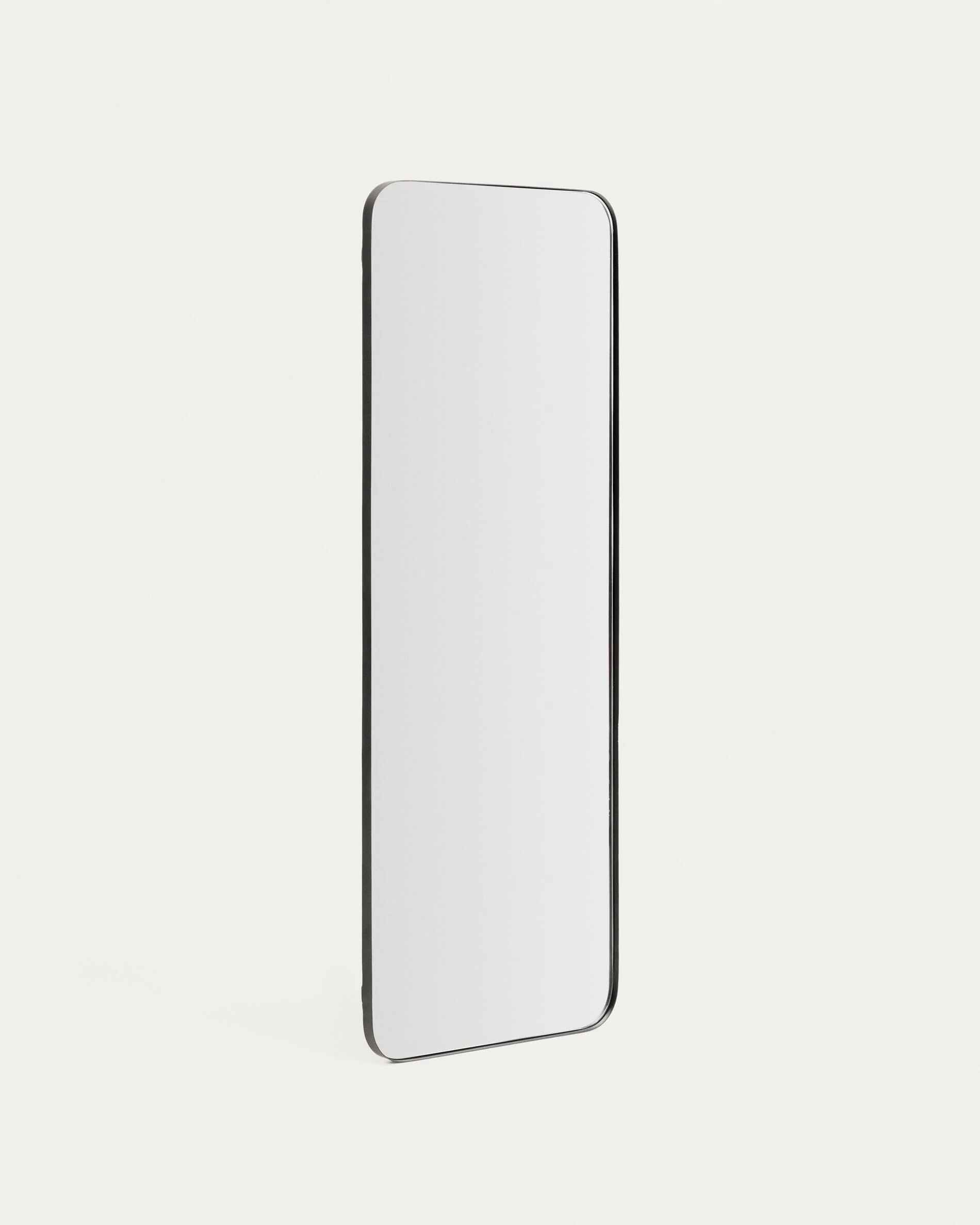 Marco black metal mirror 30 x 100cm