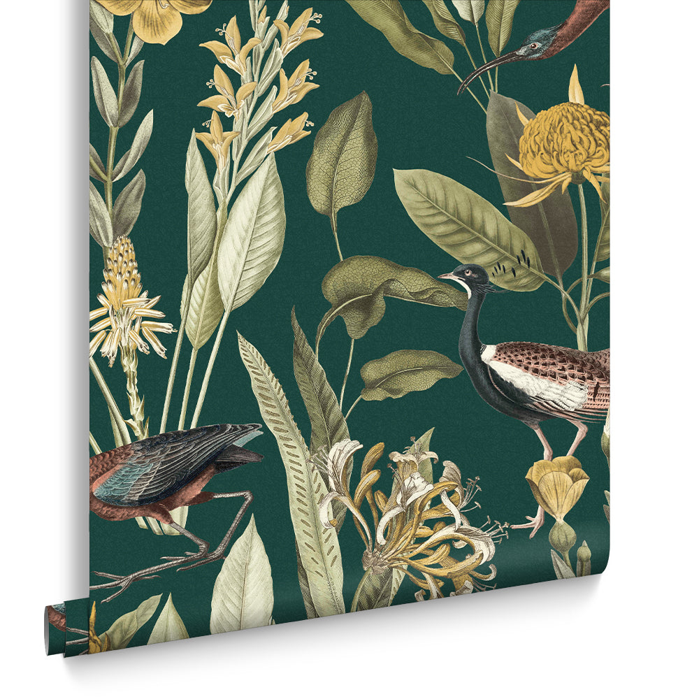 Graham & Brown Vliesbehang - Glasshouse Green - 10mx52cm