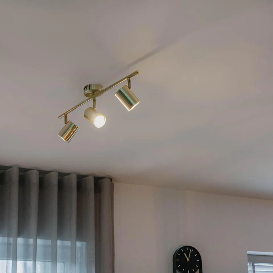 Qazqa richtbare spot jeana goudkleurig gu10