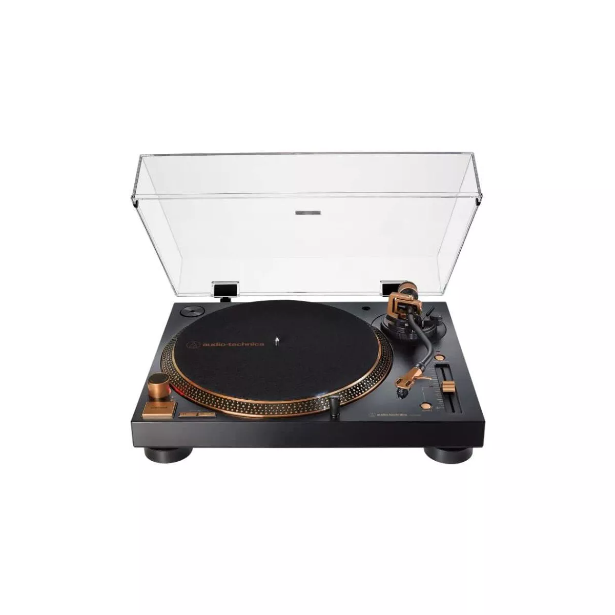 Audio Technica AT-LP120XUSB-BZ Direct Drive USB Turntable, Bronze 3-Speed, Built-in Preamp, Vinyl to Digital Conversion