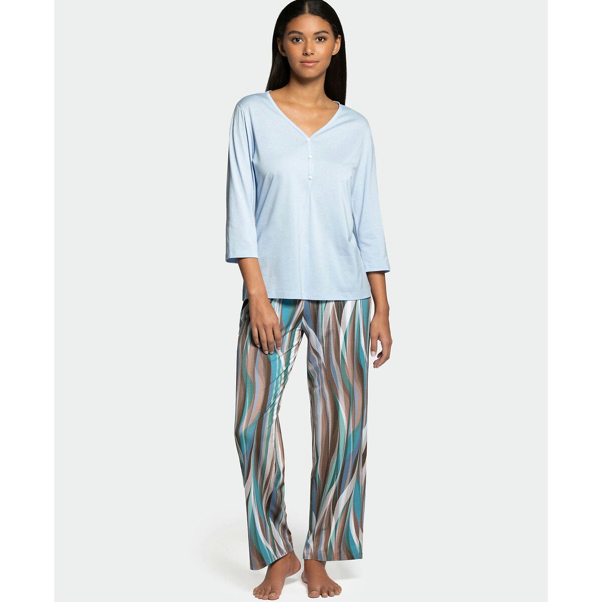 Pyjama long en Lyocell Caribena