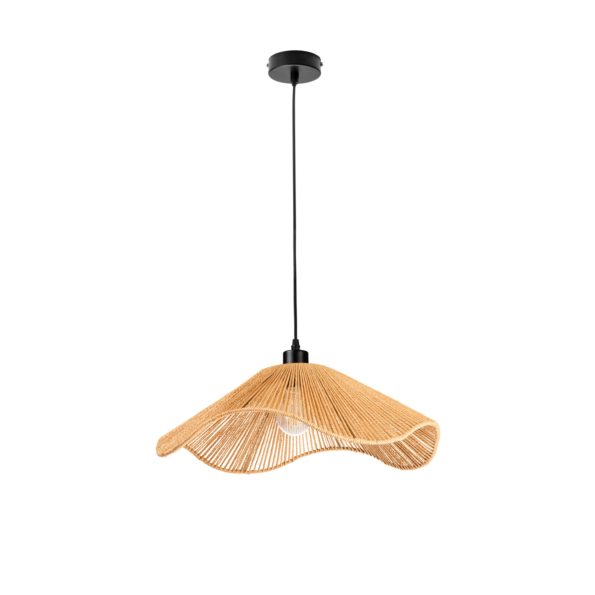 Lampa wisząca LL WERNIC LAMP03 E27 66649 LightLogic boho lekka ciepły brąz