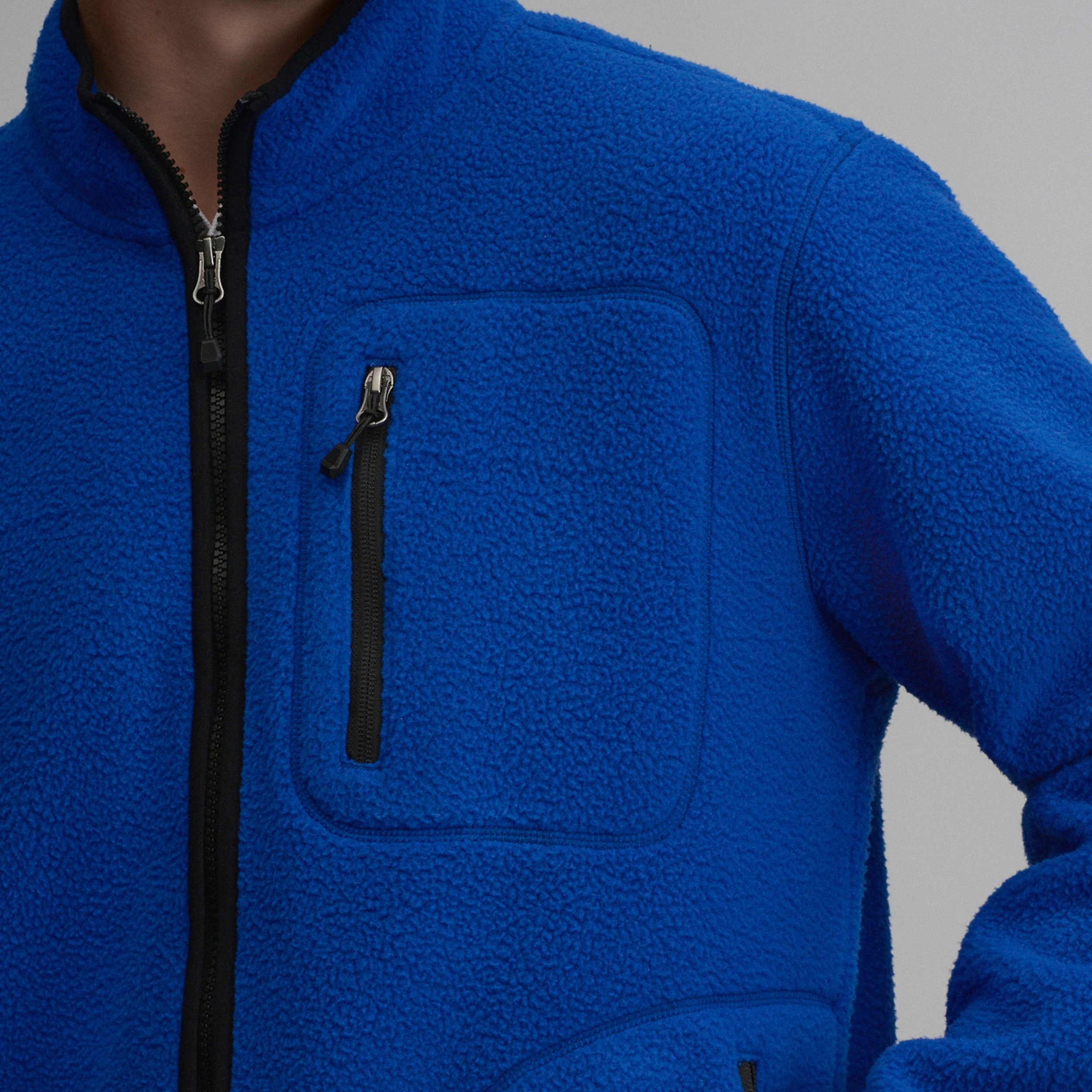 Men's Journey Full-Zip Solid Fleece Pullover