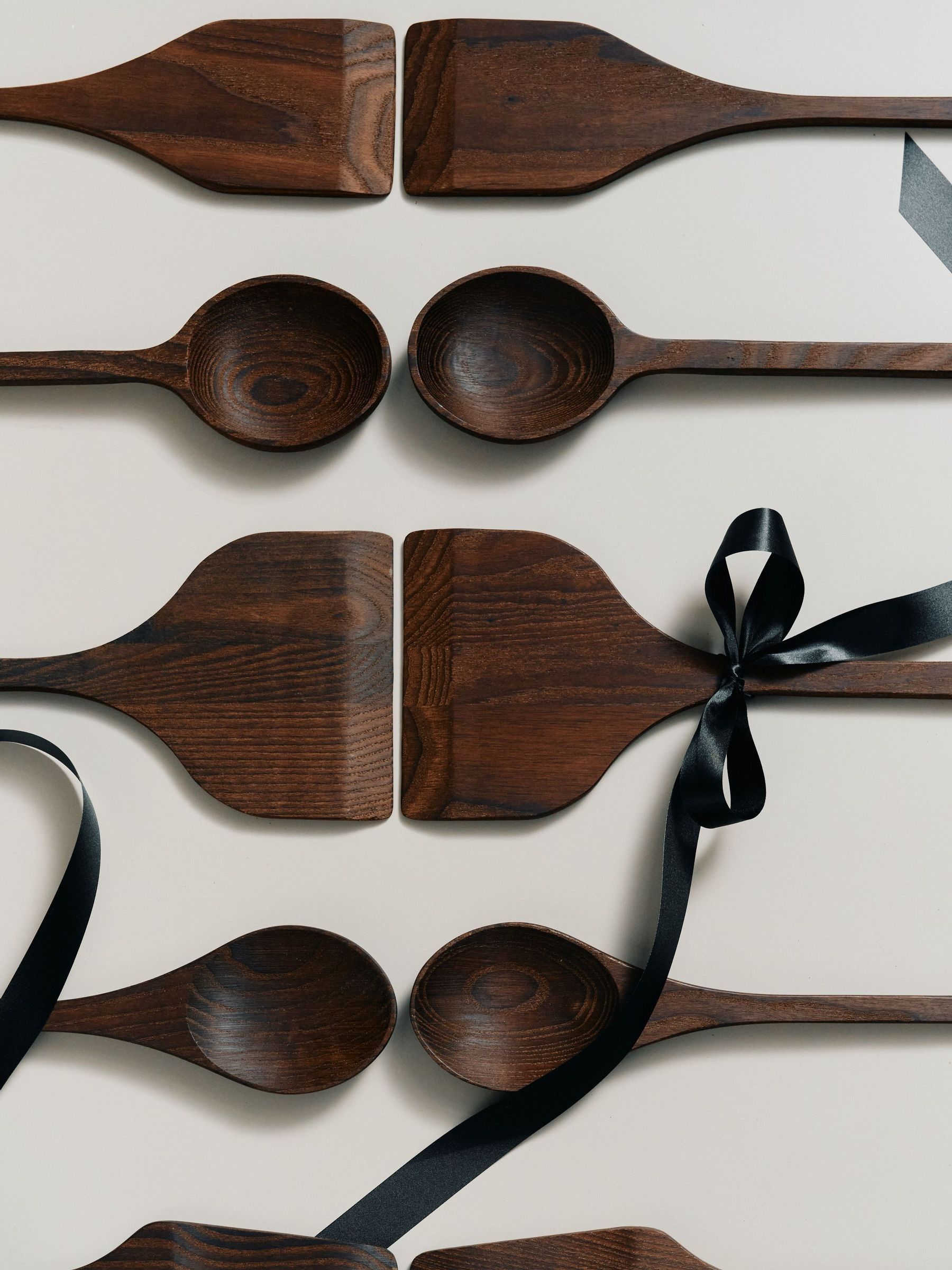 Serax Set of 5 Brown Pure Kitchen Utensils