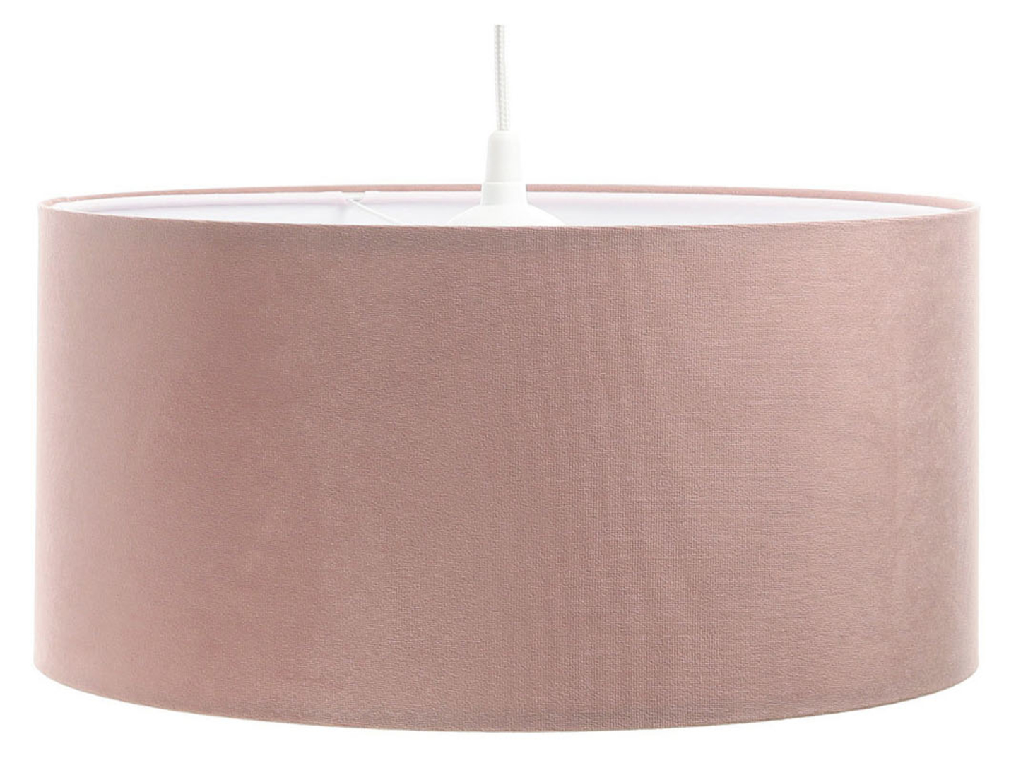 Lampa wisząca Jasmine bebe tkaninowa 30 cm różowa