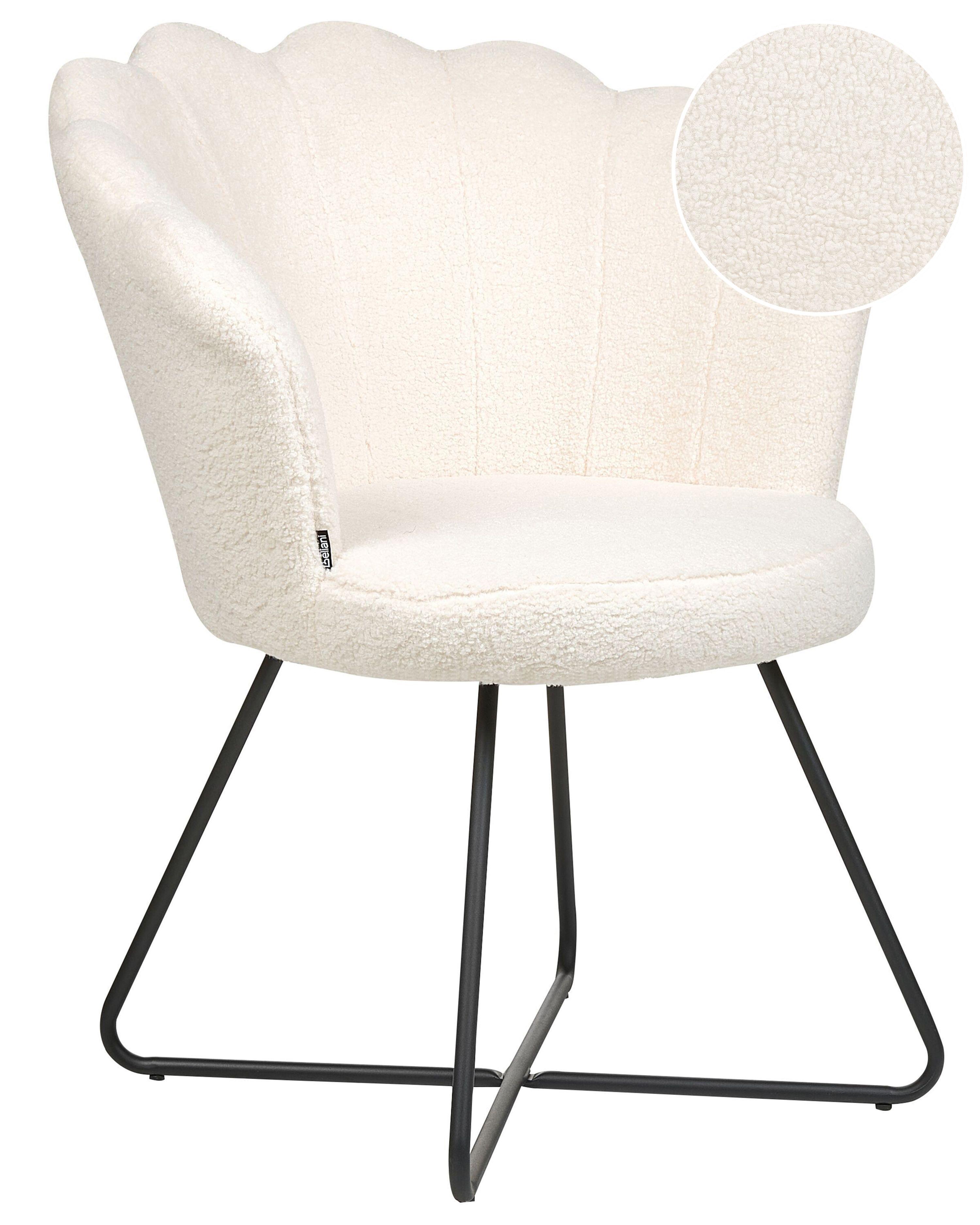 Armchair LOVELOCK Boucle White