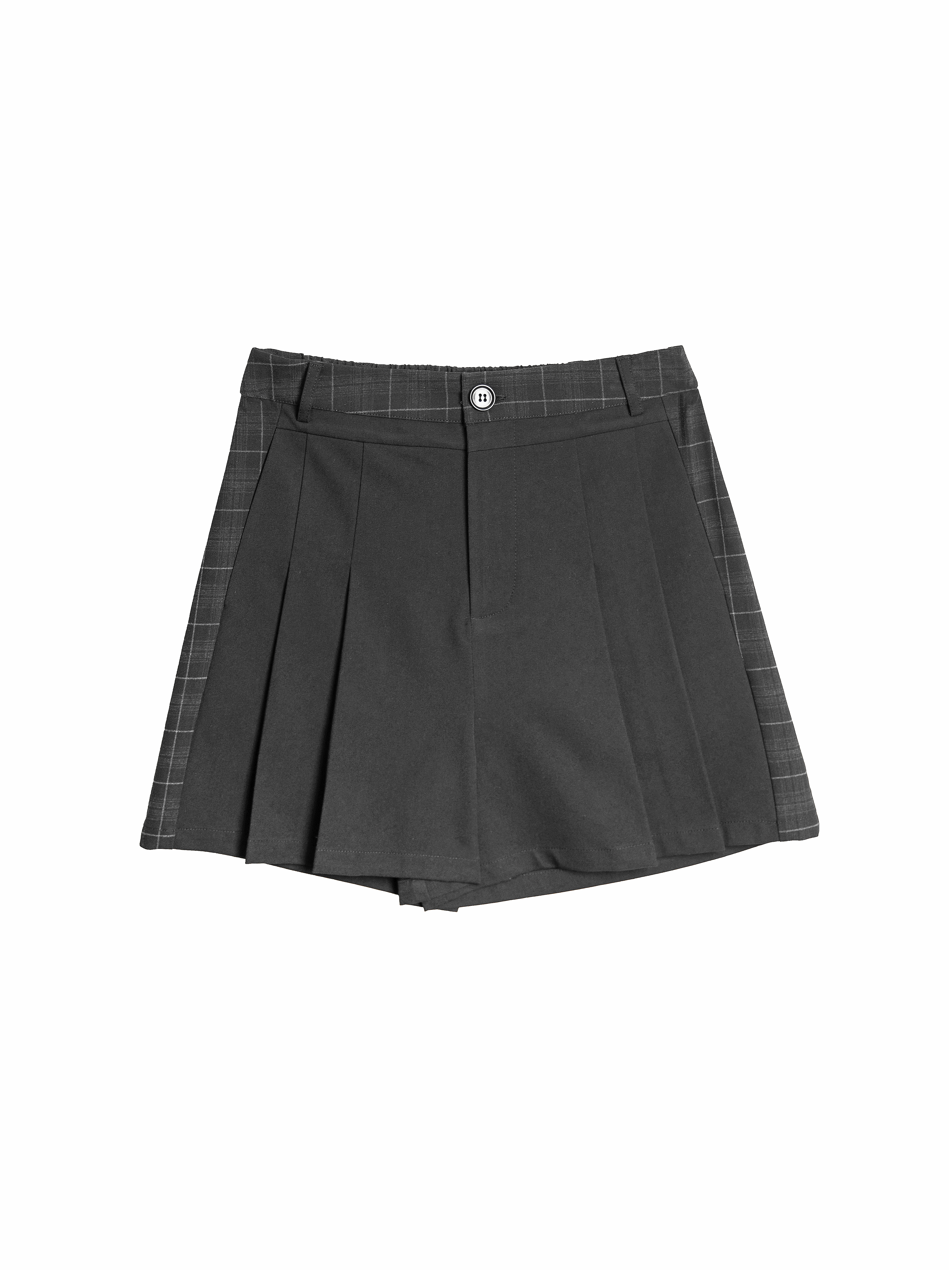Patchwork Pleats Shorts - 26SDB100D