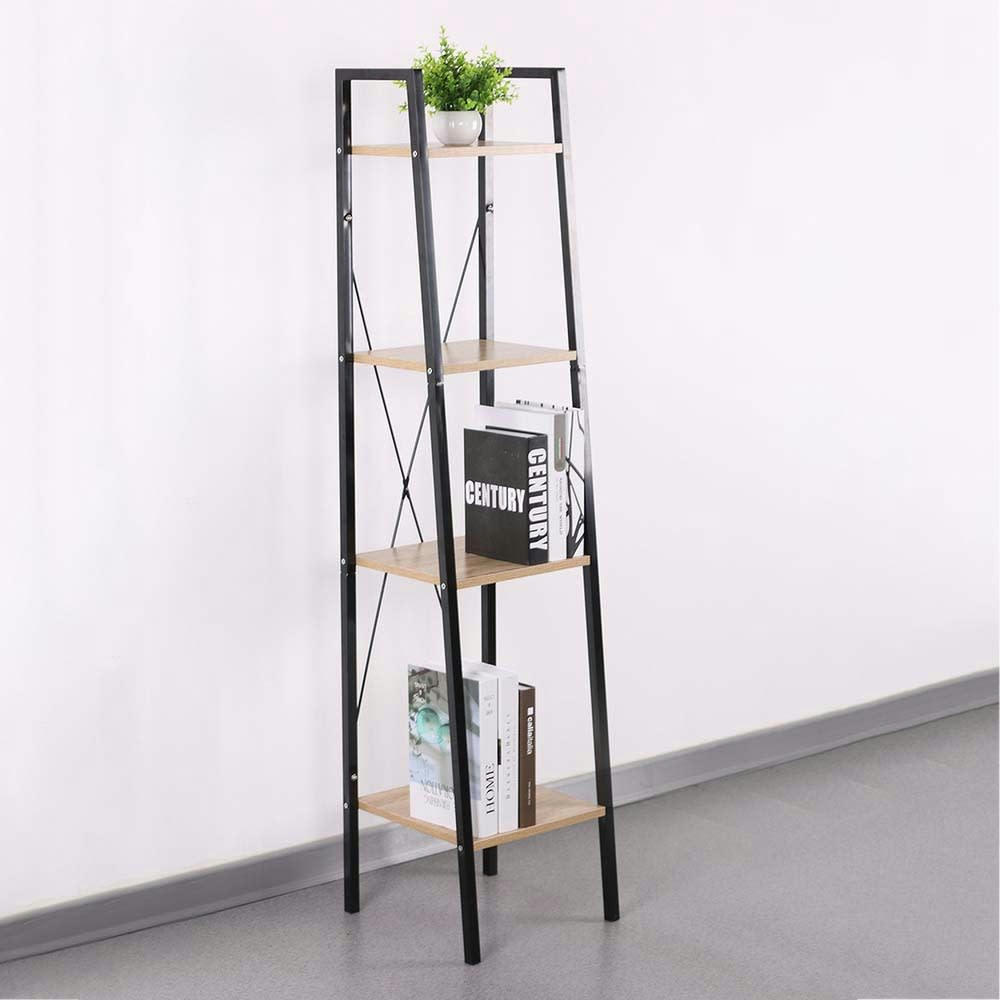 - Etagère 4 tablettes en bois et métal savannah 34 cm