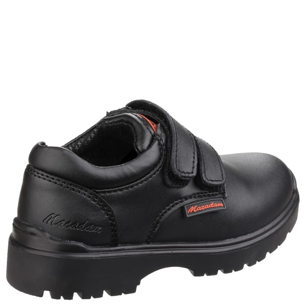 US Brass Alfie Twin Touch Fastening Infant Boys School Shoes