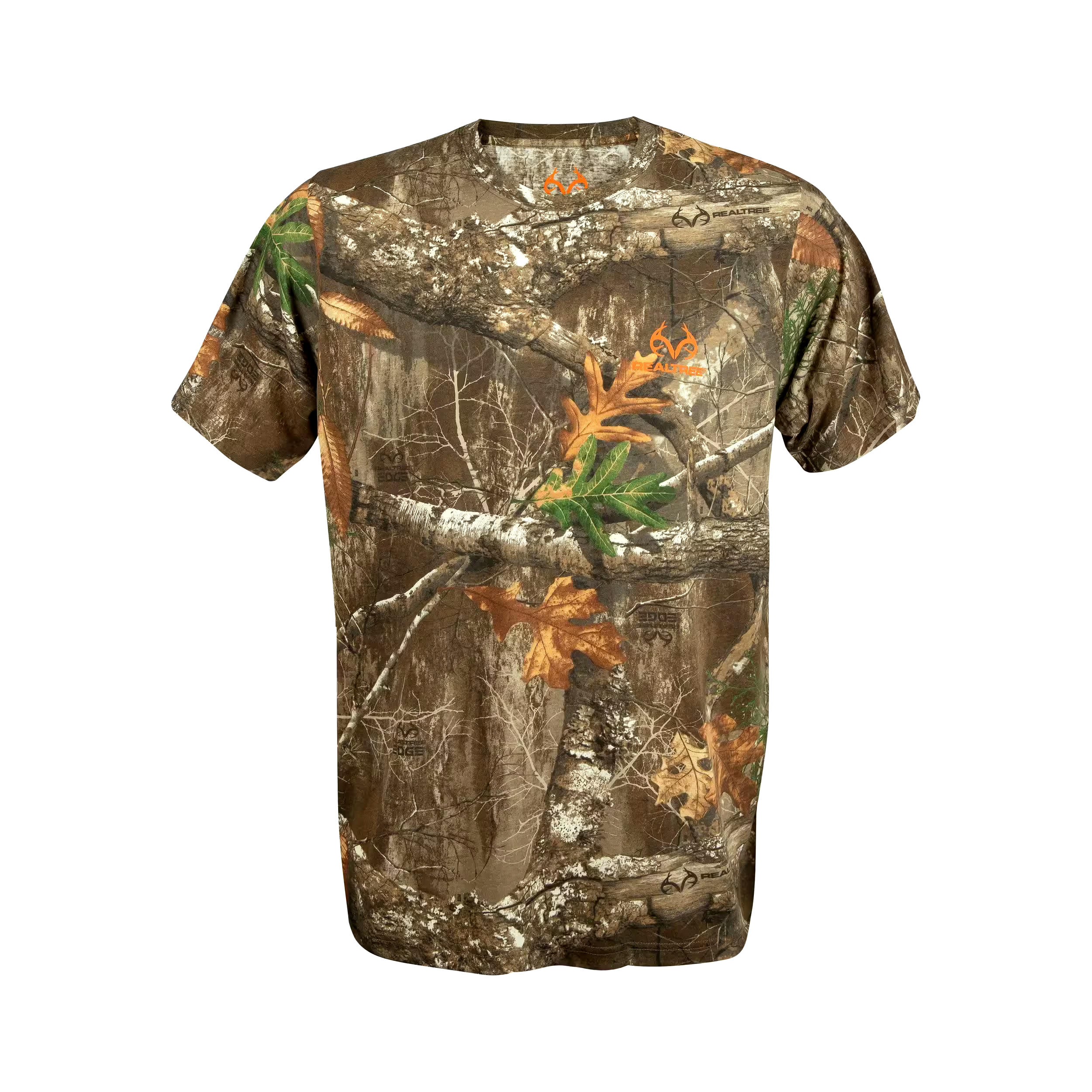 Realtree Camo Short Sleeve and Black Long Sleeve Tee, 2-pk