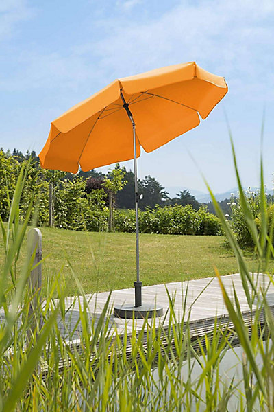 Parasol deporte toile en polyester 200 x 200 Schneider mat en metal rond