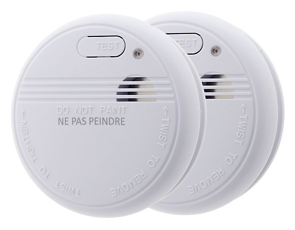 Lot de 4 détecteurs de fumée autonomie 3 ans - pile et accessoires - Otio