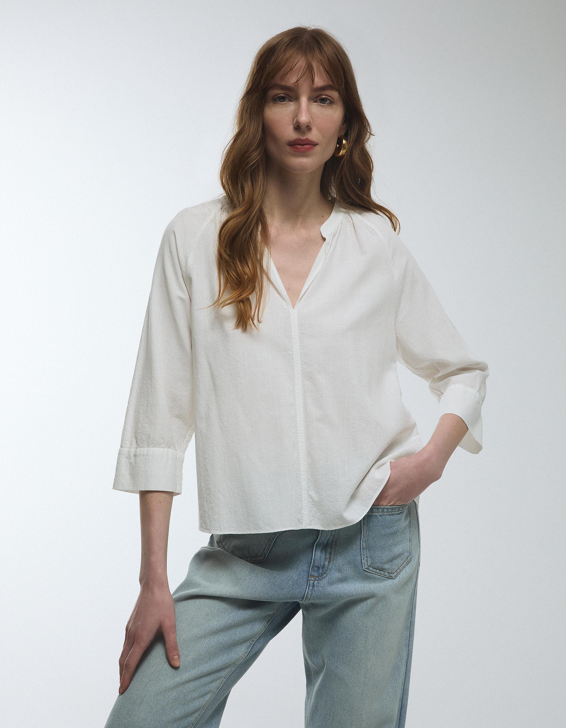 Blusa, Mulher, Branco