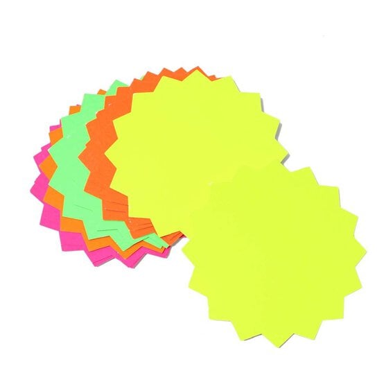 Fluorescent Stars 12 Pack