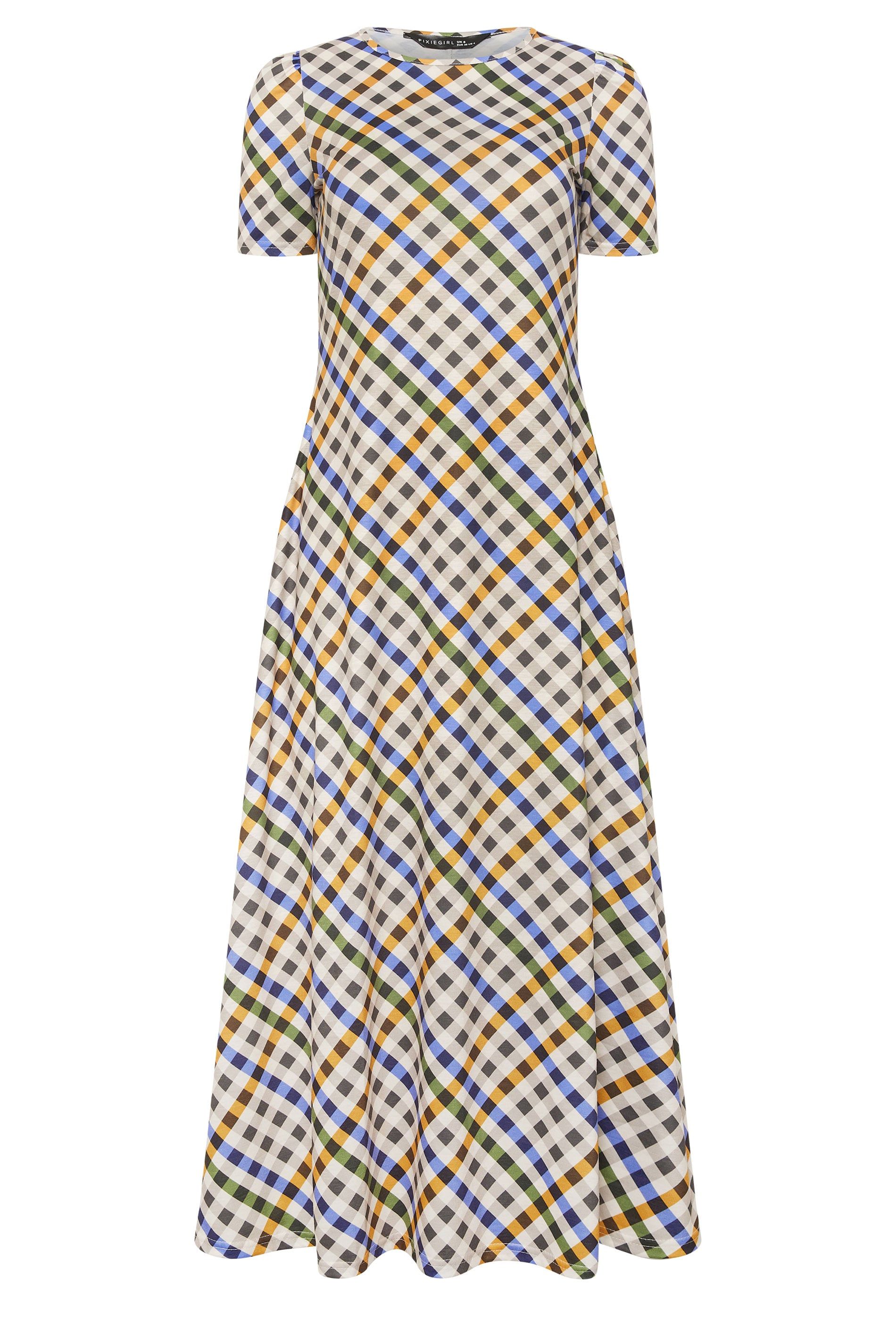 PixieGirl Petite Gingham Maxi Dress