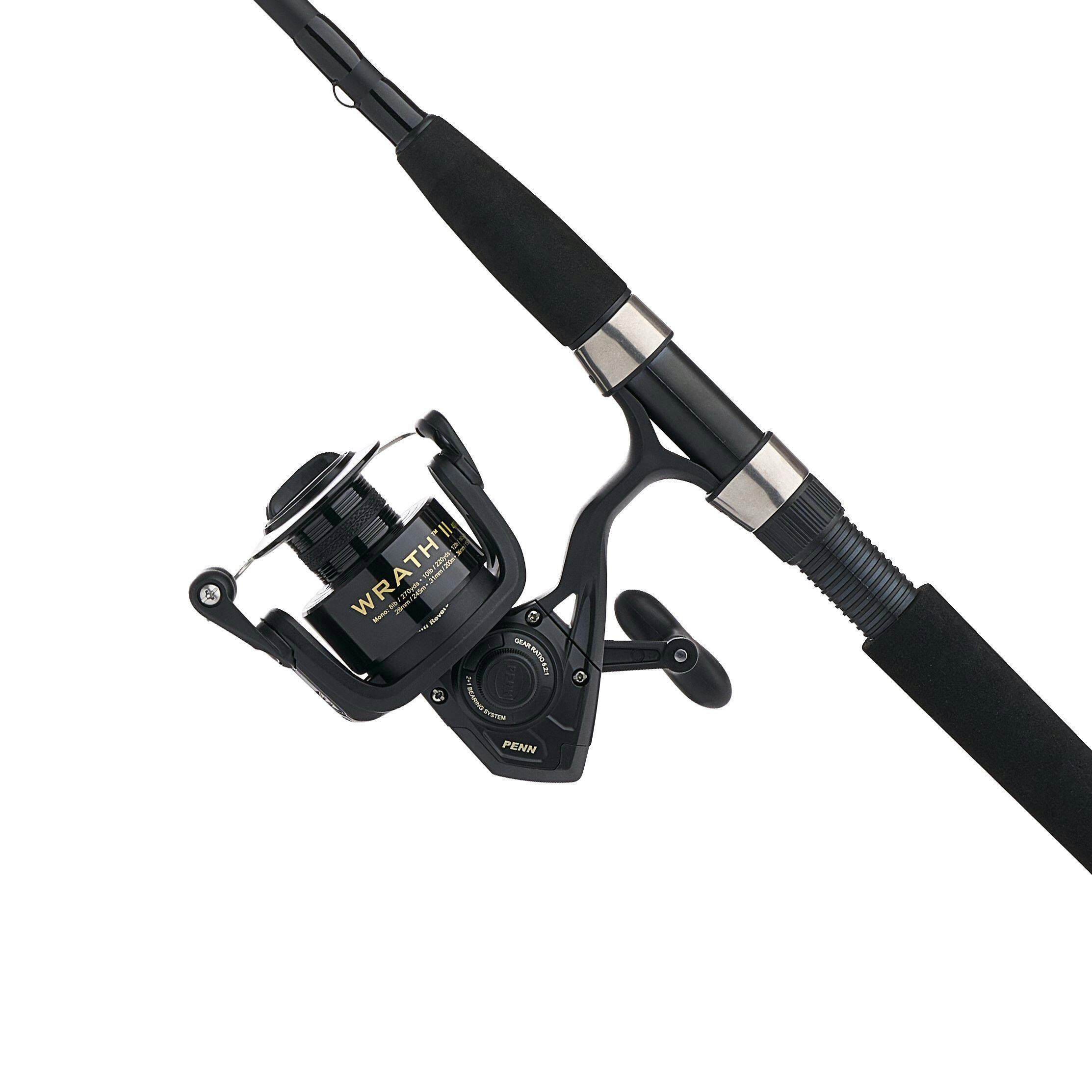 Penn Wrath II Spinning Combo, Medium, 7-ft