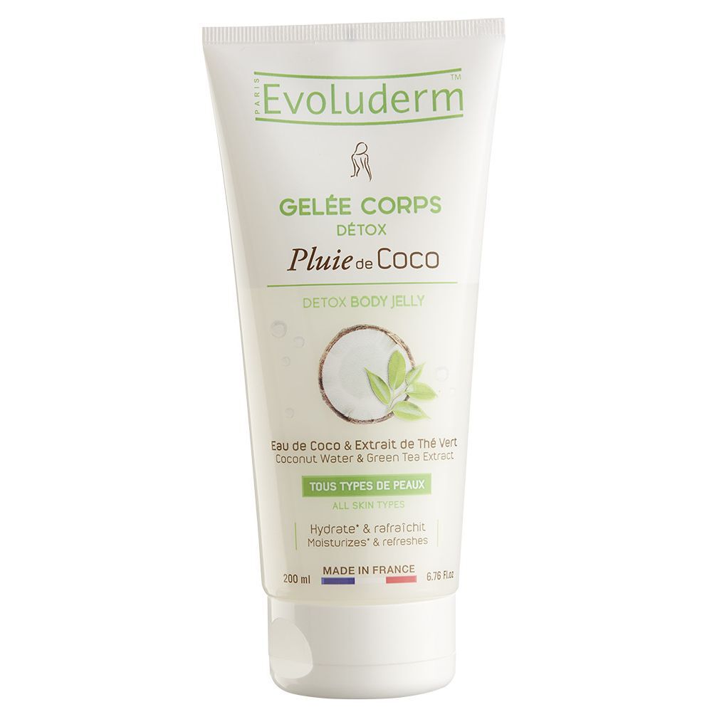 Gelée corps détox Evoluderm pluie de coco 200 ml