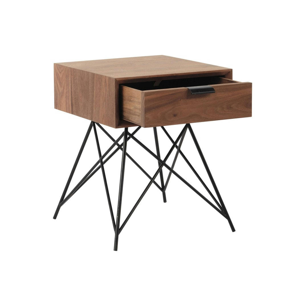 Berkley - Table de chevet vintage 1 tiroir
