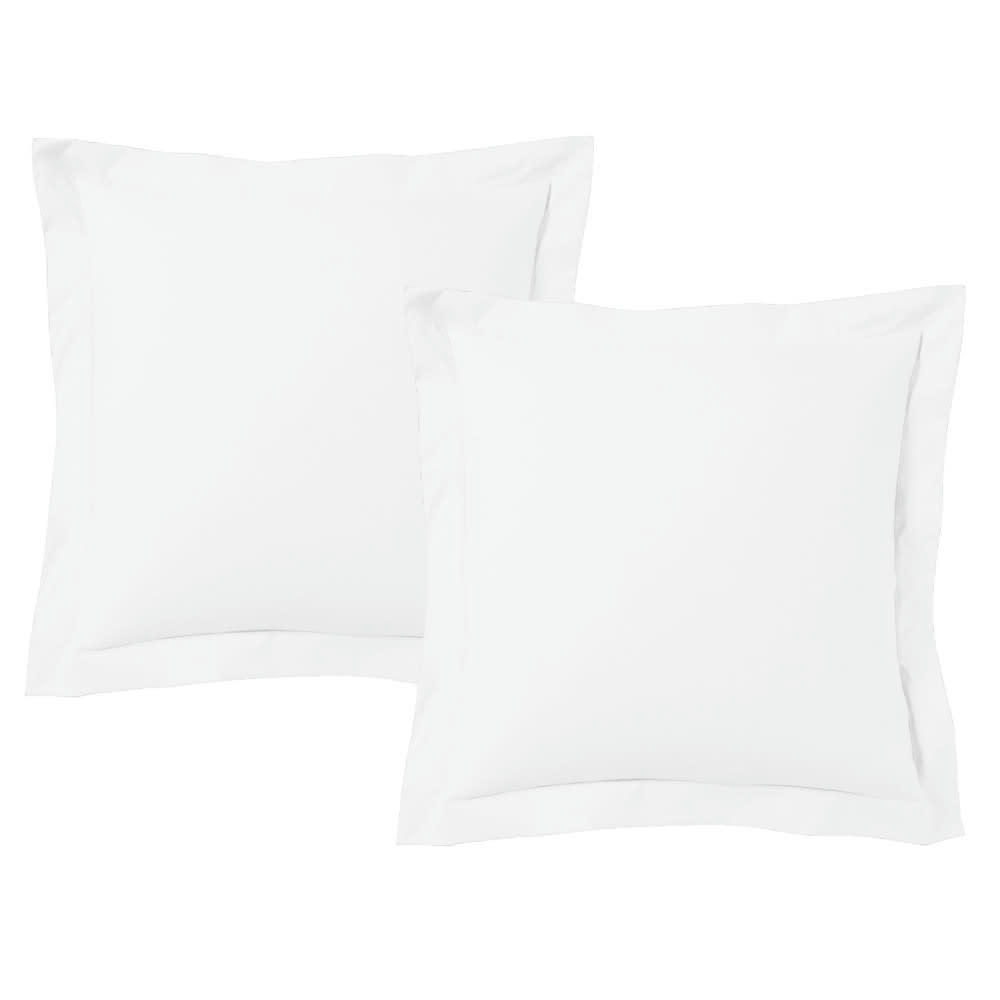 GAMME UNIS SATIN - Lot de 2 taies d