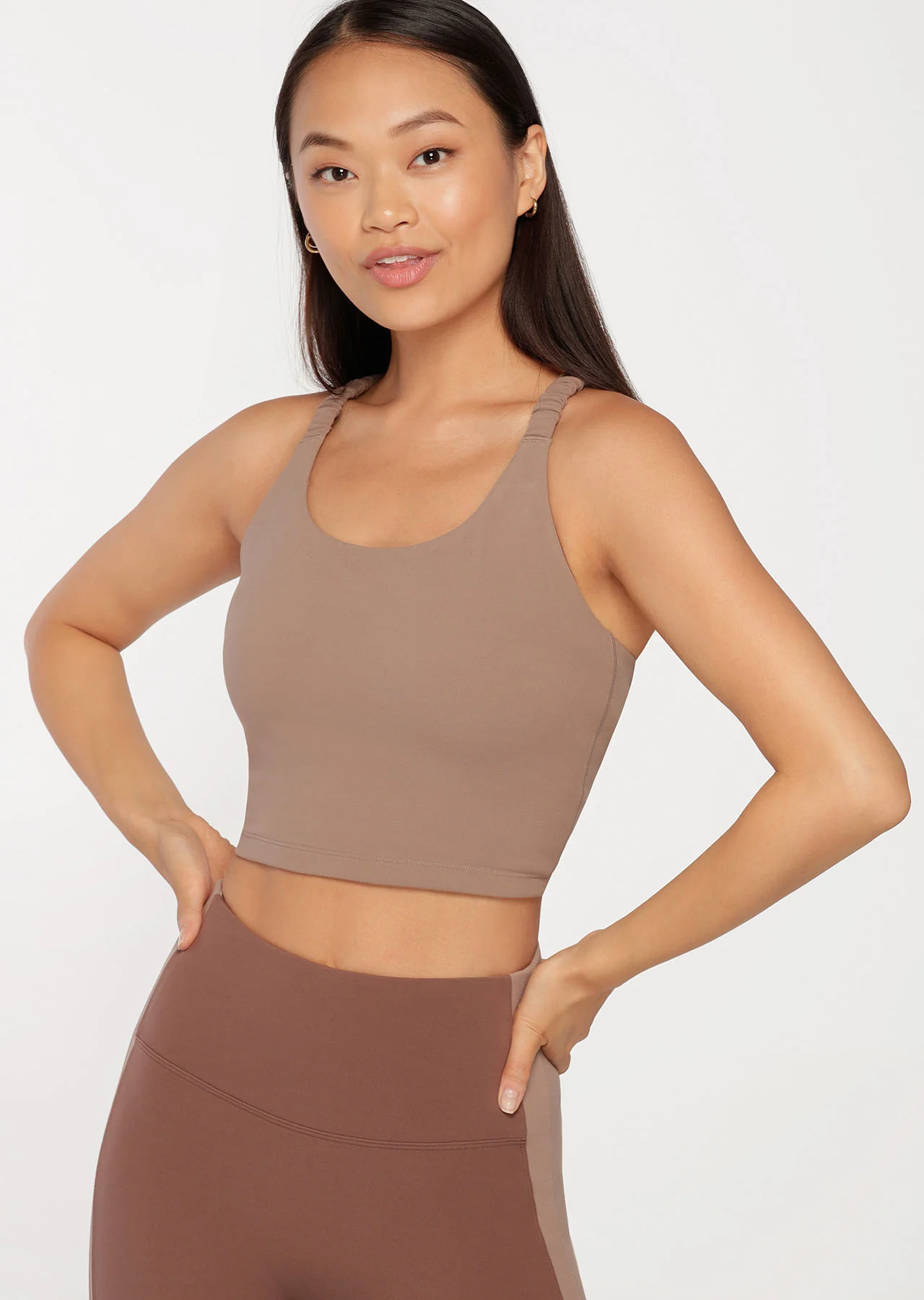 Triple Threat Cropped Active Tank