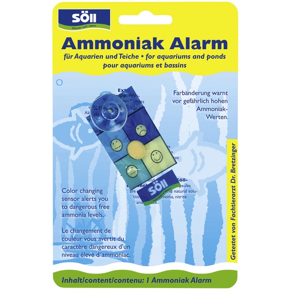 Wassertest, Ammoniak Alarm