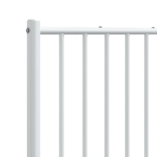 NNEVL Metal Headboard White 137 cm