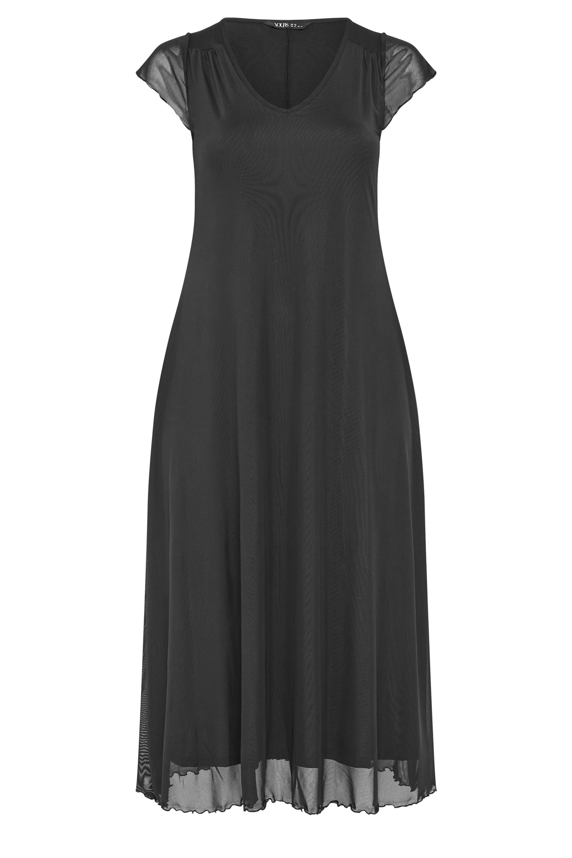 Yours Cap Sleeve Maxi Dress