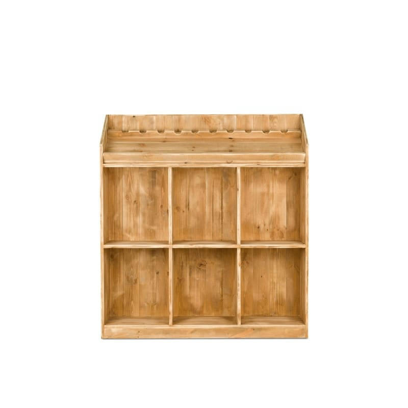 - Présentoir à vin 6 casiers bouteilles bois massif